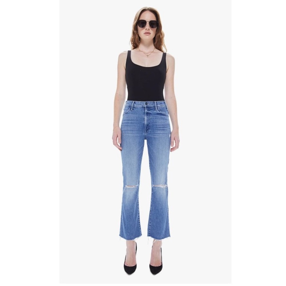 MOTHER The Hustler Ankle Fray in Can’t Stop Staring - Size 23